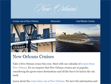 Tablet Screenshot of neworleanscruiseguide.com